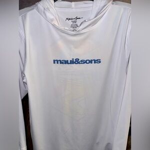 Maui & Sons Boys Sun Shirt UPF 50+ Size XL 14-16